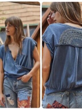 Free People WRAP IT UP TOP SIZE MEDIUM